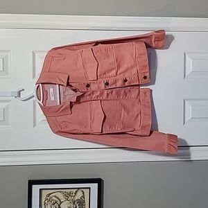Ricki's Coral Denim/Canvas Jacket